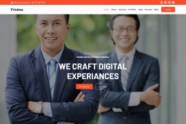 现代商务营销服务公司网站源码 html5模板