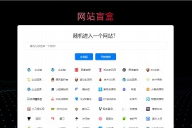 随机打开网址盲盒导航网站源码 随机导航源码