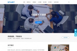 WordPress企业主题Start 响应式通用模板 去授权无限制版