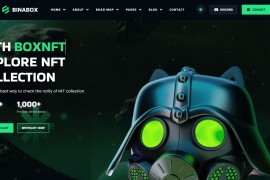 六首页数字藏品NFT交易网React NextJS网站模板 