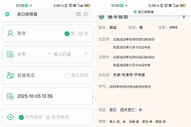 全网首发 墨家金口诀排盘程序 五行风水金口诀排盘源码