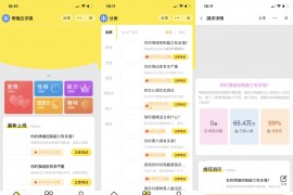最新抖音娱乐测评小程序源码 Thinkphp后端 抖音引流小程序