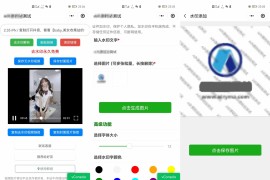 简约短视频去水印加图片多样化加水印微信小程序源码下载支持多流量主
