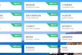 一款免费api调用平台程序源码