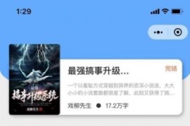 全新小说小程序源码下载-Thinkphp后台小说自动采集源码 带安装教程+后台已测