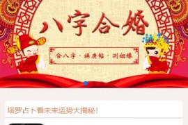 2020亲测可用PHP算命网源码-塔罗牌风水爱情事业情感算命占卜系统