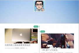 wordpress主题风格时光轴型博客网站源码