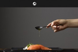 织梦cms黑色模板 餐饮美食网站源码[带手机版数据同步]