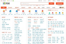 仿58同城多功能信息网站源码 多颜色选择界面