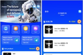 海外最新外太空投资理财系统源码/英文理财投资源码