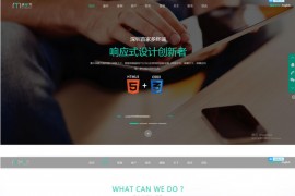2020年6月全新网站建设类企业网源码 网络服务类公司官网源码