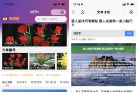 百度百科小程序源码 基于uniapp开发的zblog多端小程序开源源码