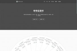 2020全新亲测年华云易支付网站源码附彩虹模板
