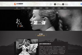 织梦dede模板-黑色摄影PS设计网站源码[带手机版数据同步]
