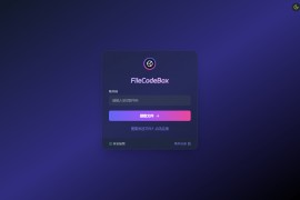 新版FileCodeBox快递柜源码 附带搭建教程